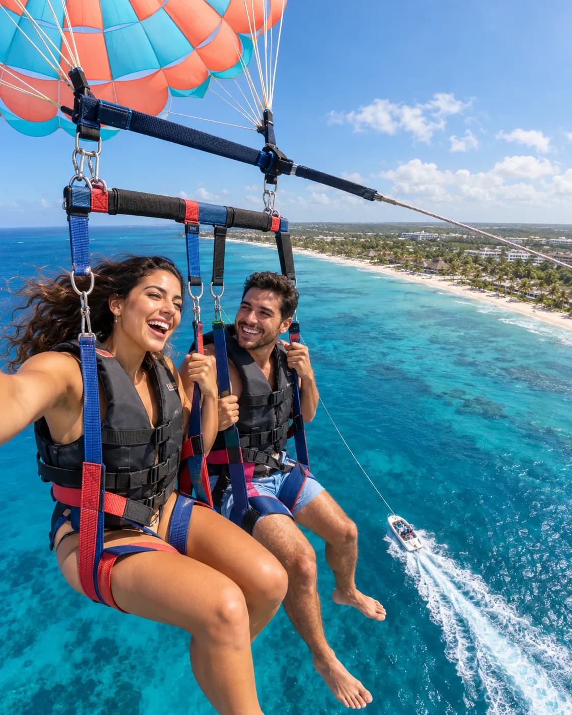 Parasailing en tándem